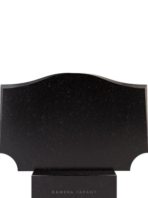 Горизонтальный двойной памятник на могилу из гранита